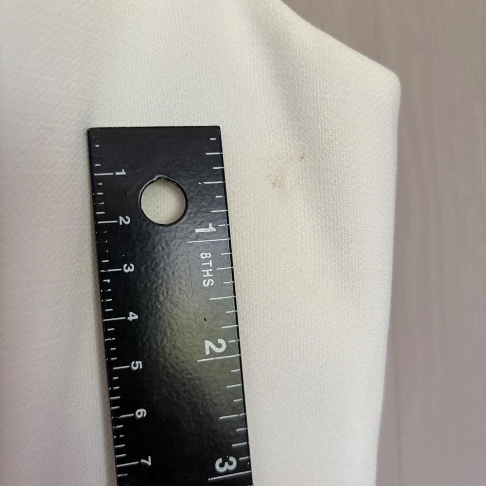 Aryn K Boutique White Bridal Geometric Fit and Flare Dress Size XS - Picture 14 of 14